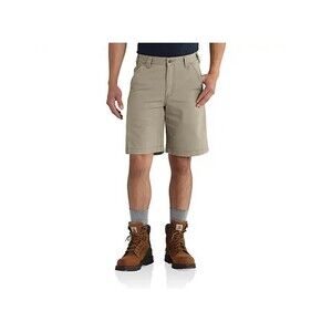 Carhartt Men Shorts Brown Relaxed Fit Cargo Rugged Flex Rigby Canvas Workwear 38